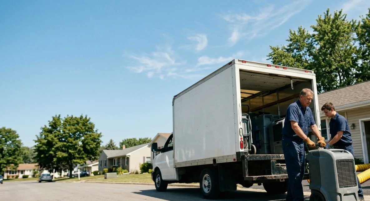 Water Damage Cleanup in Akron, OH near me